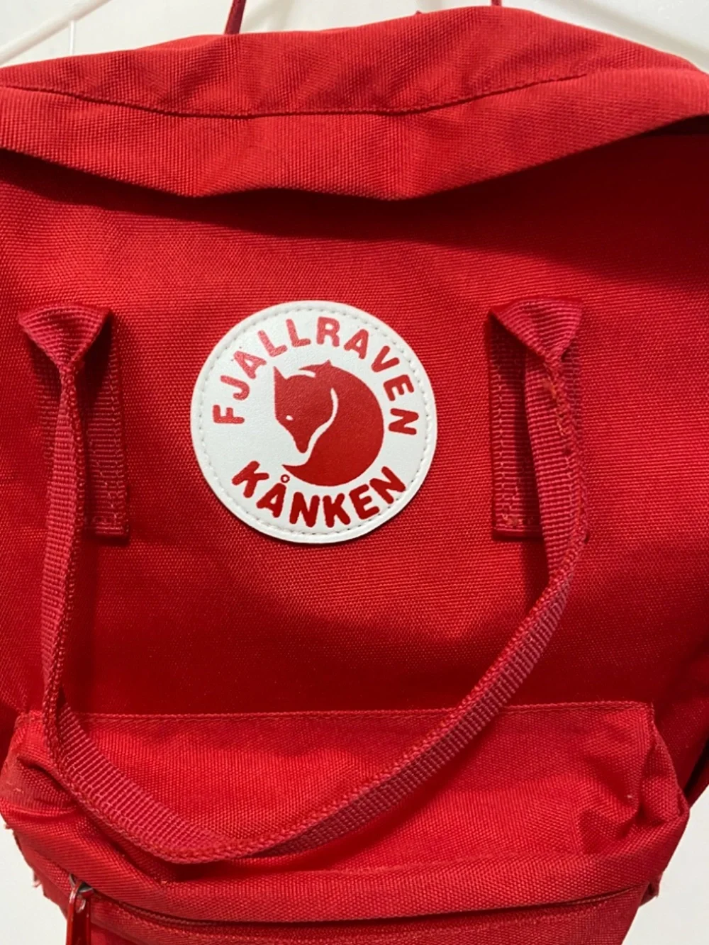 Fjallraven Kanken Red Backpack Bag